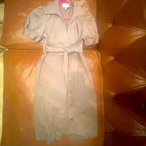 GIRLS' Smart Clean & Neat Collar Dress!